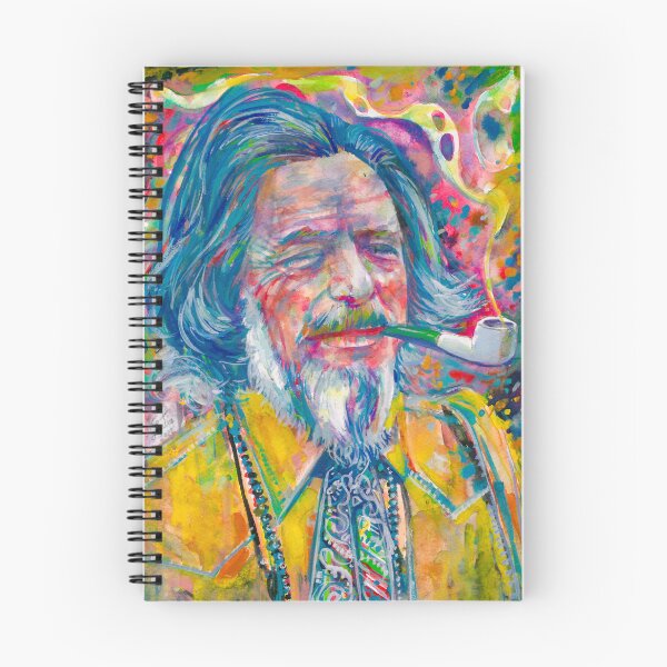 Item preview, ALAN WATTS watercolor portrait .16 designed and sold by lautir.
