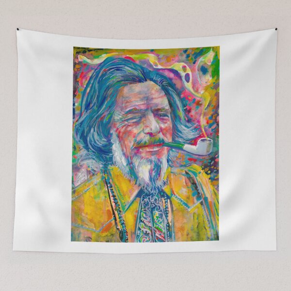 Item preview, ALAN WATTS watercolor portrait .16 designed and sold by lautir.
