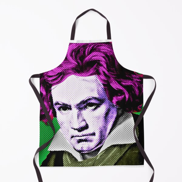 Item preview, Ludwig Van Beethoven Pop Art Portrait in Green Background designed and sold by OnlyPopArt.