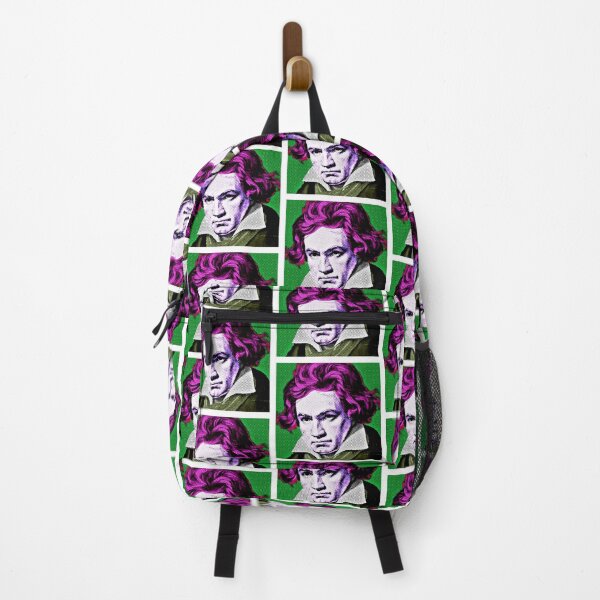 Item preview, Ludwig Van Beethoven Pop Art Portrait in Green Background designed and sold by OnlyPopArt.