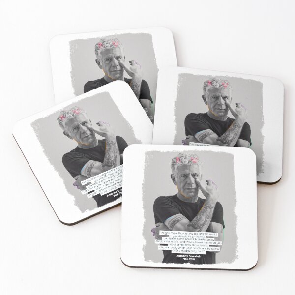 Item preview, Anthony Bourdain design with a quote designed and sold by dodographic.