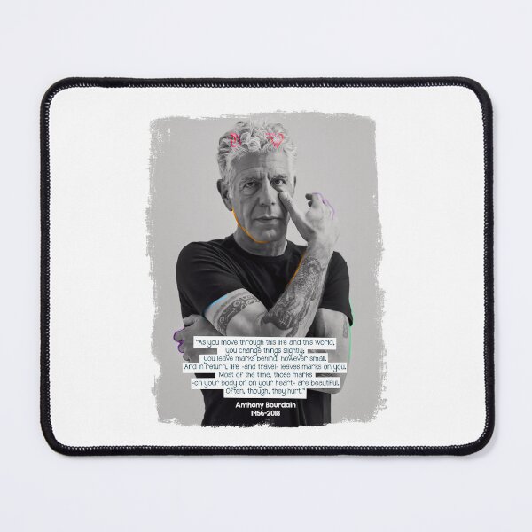 Item preview, Anthony Bourdain design with a quote designed and sold by dodographic.