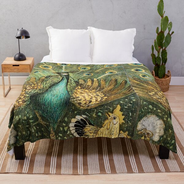 Item preview, Pauw Met Kippen Vintage Art designed and sold by brucebeckkk.