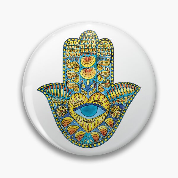 Item preview, Eye of the Heart Hamsa designed and sold by Divyam Chaya Bernstein.