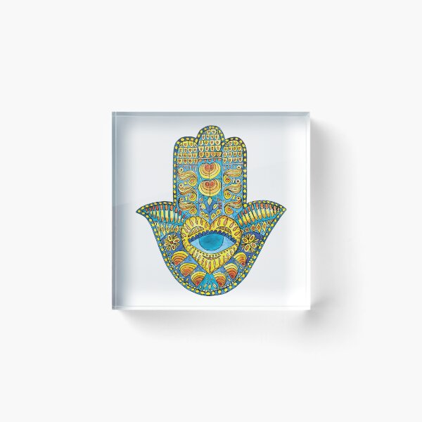 Item preview, Eye of the Heart Hamsa designed and sold by Divyam Chaya Bernstein.