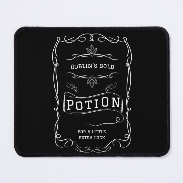 Item preview, Goblin Gold vintage potion label designed and sold by dannyjar.