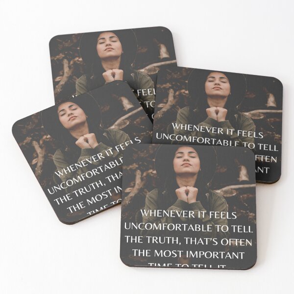 Item preview, Whenever it feels uncomfortable to tell the truth, that’s often the most important time to tell it. designed and sold by Pride-Casuals.