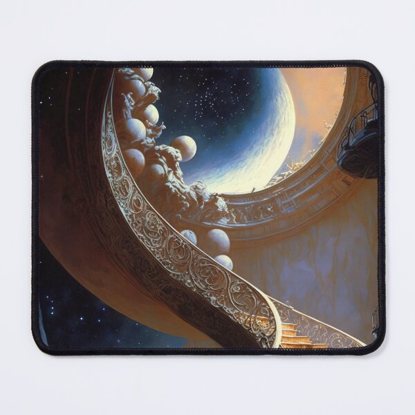 Item preview, Staircase into the nothingness of the galaxy designed and sold by RK - Shop.