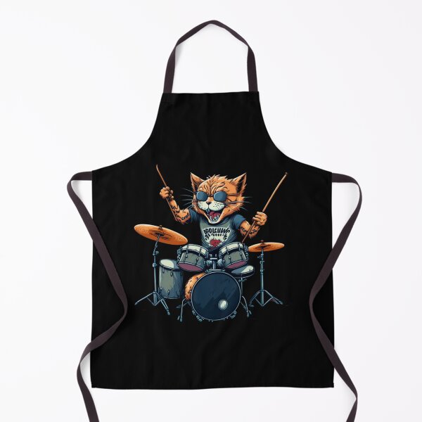 Item preview, Cat playing drums designed and sold by Akimatax ✯✯✯✯✯.