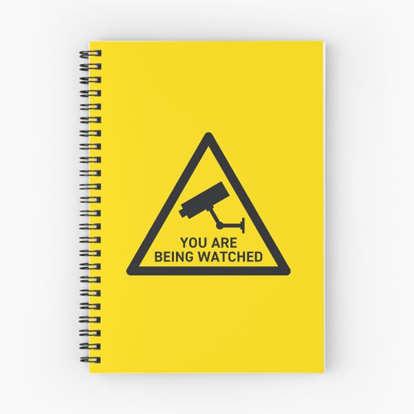 Item preview, You Are Being Watched CCTV Surveillance Safety Warning Sign Triangle With Text designed and sold by VoodooCircus.