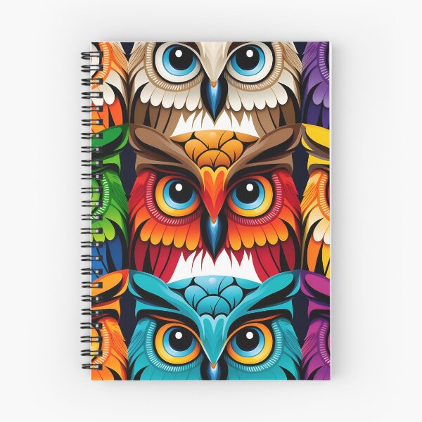 Item preview, Colorful bold owl pattern #2 designed and sold by Christolamber.
