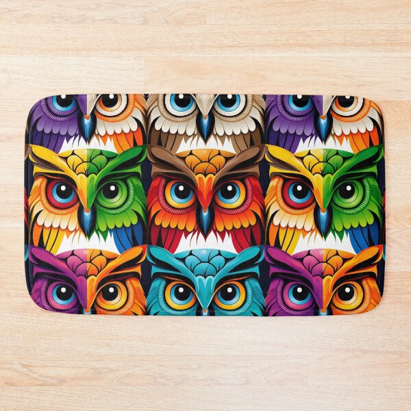 Item preview, Colorful bold owl pattern #2 designed and sold by Christolamber.
