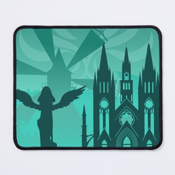 Item preview, Mondstadt travel poster Genshin Impact designed and sold by damomonkey.