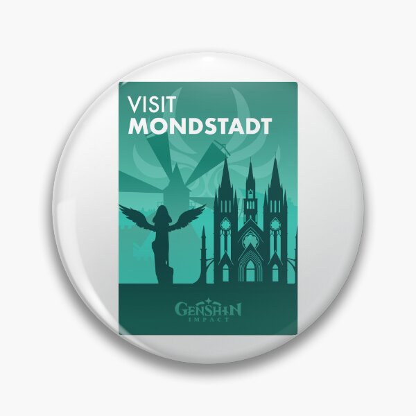 Item preview, Mondstadt travel poster Genshin Impact designed and sold by damomonkey.
