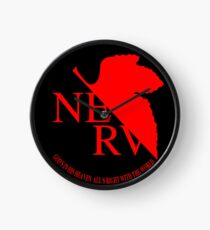 NERV Logo Clock