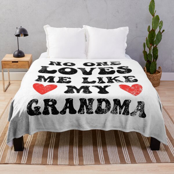 Item preview, No One Loves Me Like My Grandma Boy Girl Grandkids Valentine designed and sold by iliasjeff.