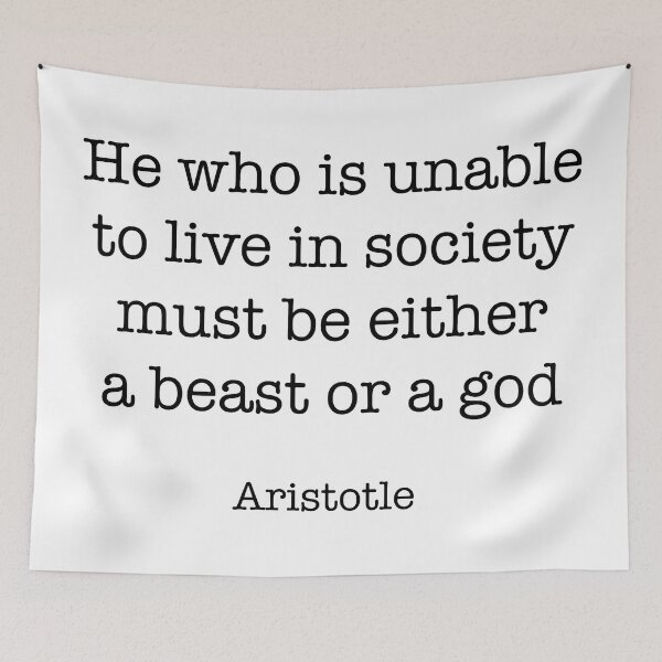 Item preview, Aristotle Quote designed and sold by CamoQuotes.