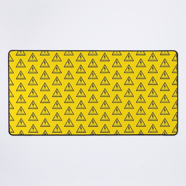 Item preview, High Voltage Electricity Safety Warning Sign Triangle With Text designed and sold by VoodooCircus.