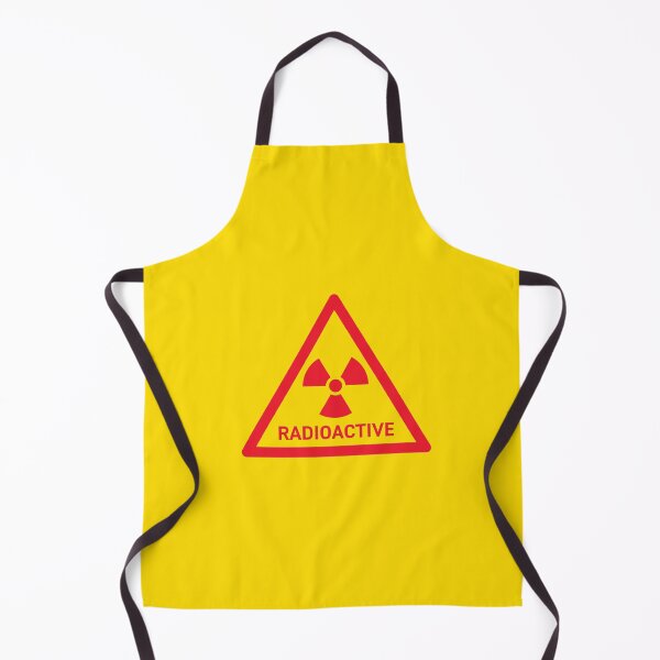 Item preview, Radioactive Safety Warning Sign Triangle With Text Yellow Red designed and sold by VoodooCircus.
