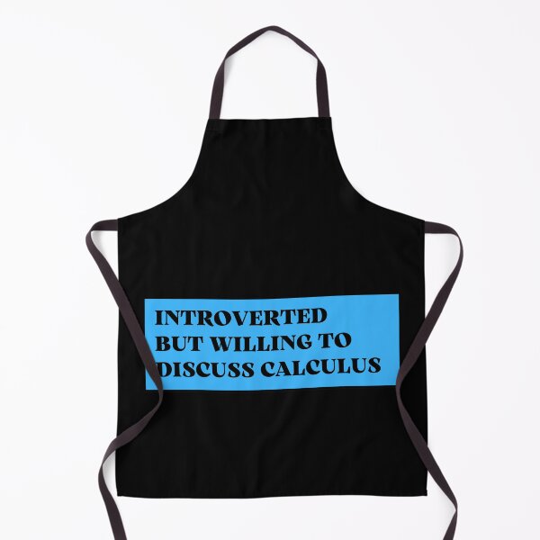 Item preview, introverted but willing to discuss calculus designed and sold by TomorrowQuotes.