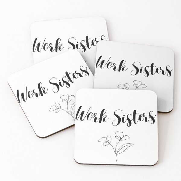 Item preview, Work sisters best coworker gift designed and sold by HappyVibesAlert.