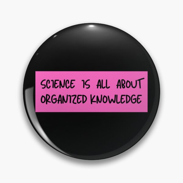 Item preview, science is all about organized knowlegde designed and sold by TomorrowQuotes.