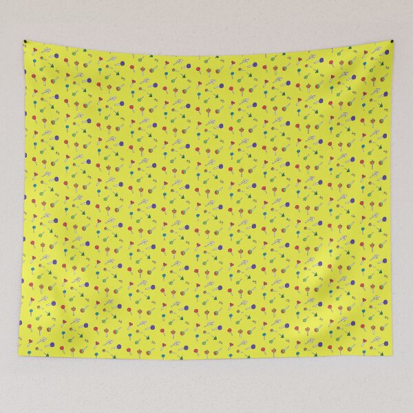 Item preview, Lollipop Sunny Yellow Pattern designed and sold by PixelQube32.