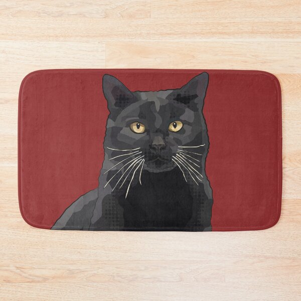 Item preview, Black Cat by BeeFoxTree, Fiery Red designed and sold by BeeFoxTree.