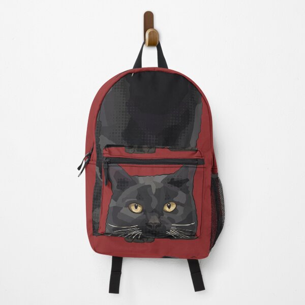 Item preview, Black Cat by BeeFoxTree, Fiery Red designed and sold by BeeFoxTree.