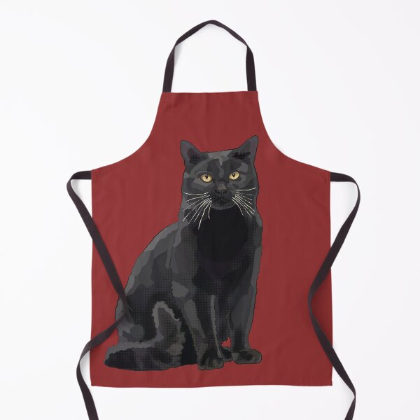 Item preview, Black Cat by BeeFoxTree, Fiery Red designed and sold by BeeFoxTree.