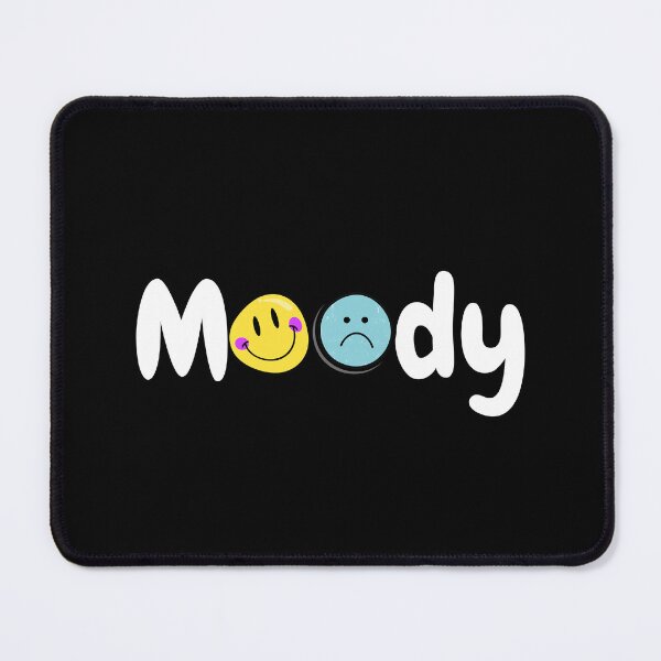 Item preview, moody with happy and sad emojis, funny design designed and sold by NoetherSym.