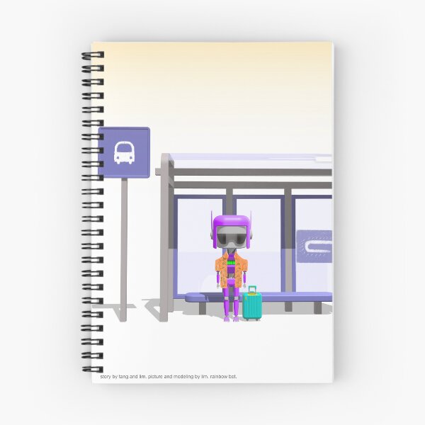 Item preview, Image of Bus station designed and sold by RAINBOWBOT.