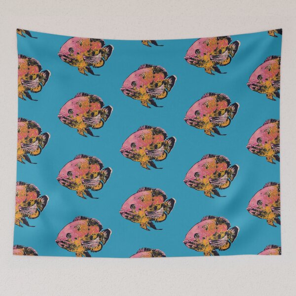Item preview, Colorful Pink and Orange Oscar Fish  designed and sold by ginaisarty.