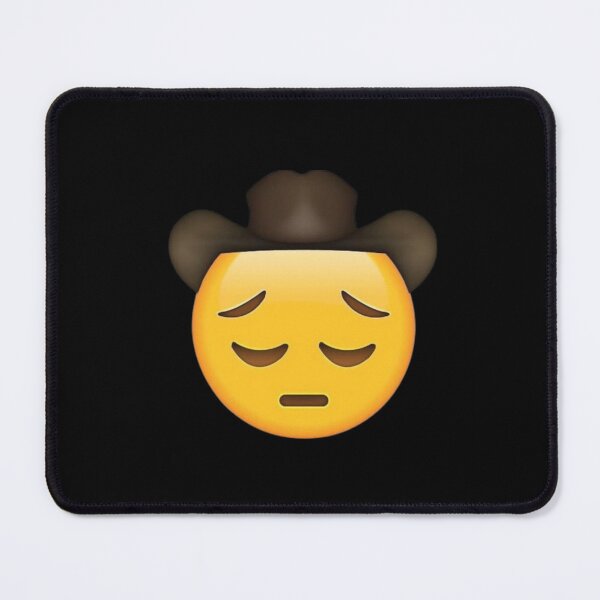 Item preview, Sad cowboy emoji designed and sold by DreamMeArt.