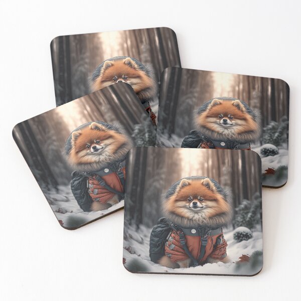 Item preview, Pomeranian Winter winter collection designed and sold by Arthoughts.