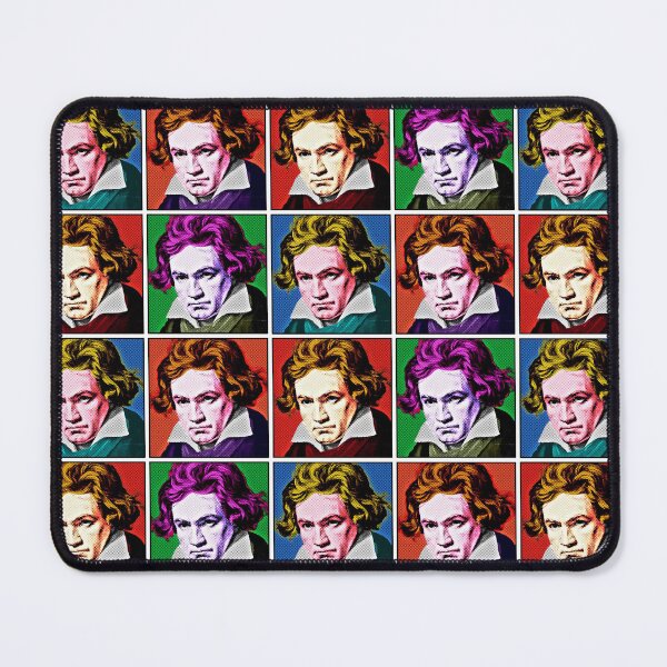 Item preview, Ludwig Van Beethoven Pop Art Portrait in 4 Colors  designed and sold by OnlyPopArt.