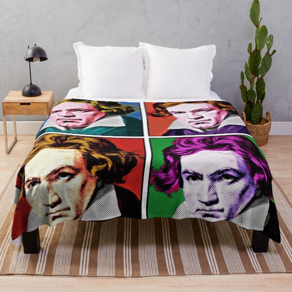 Item preview, Ludwig Van Beethoven Pop Art Portrait in 4 Colors  designed and sold by OnlyPopArt.