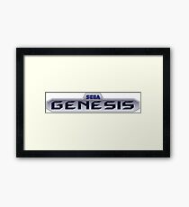 Sega Genesis Color Logo Framed Print