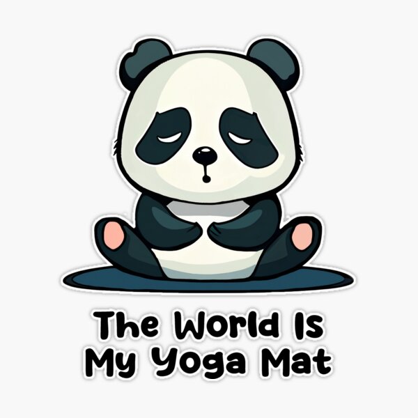 Yoga Sticker for Sale by Jonnydowntown