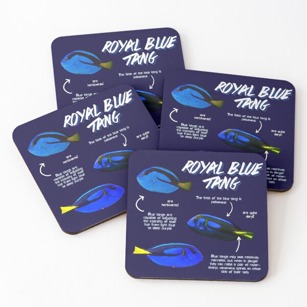 Item preview, Royal Blue Tang Fun Facts designed and sold by KyleNesas.