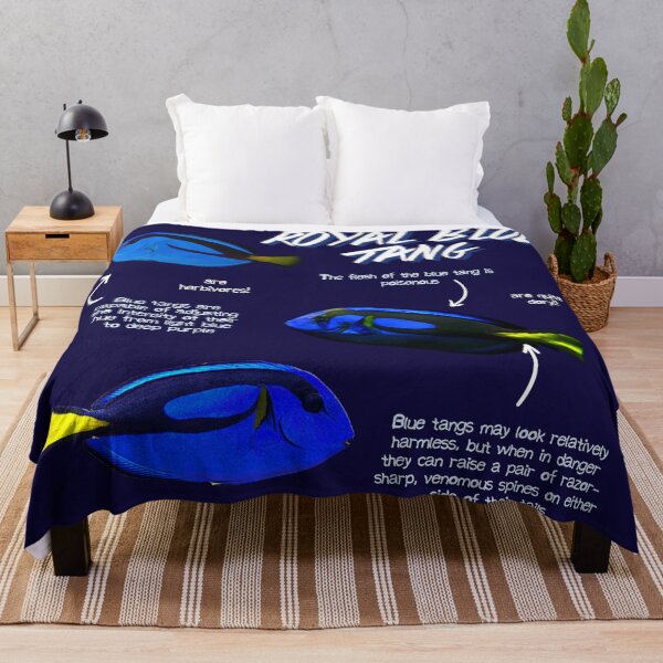 Item preview, Royal Blue Tang Fun Facts designed and sold by KyleNesas.