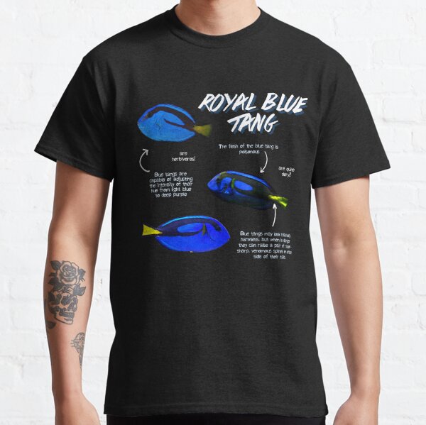 Blue Tang T-Shirts for Sale Redbubble 
