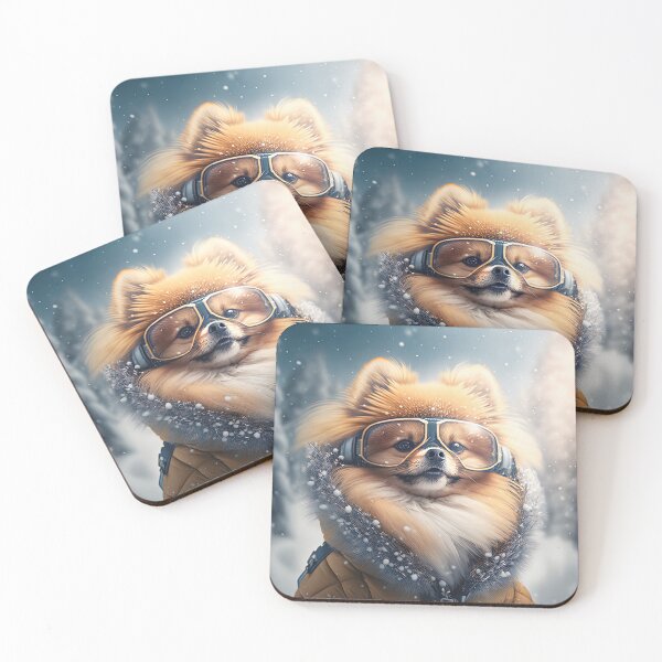 Item preview, Pomeranian Winter winter collection designed and sold by Arthoughts.