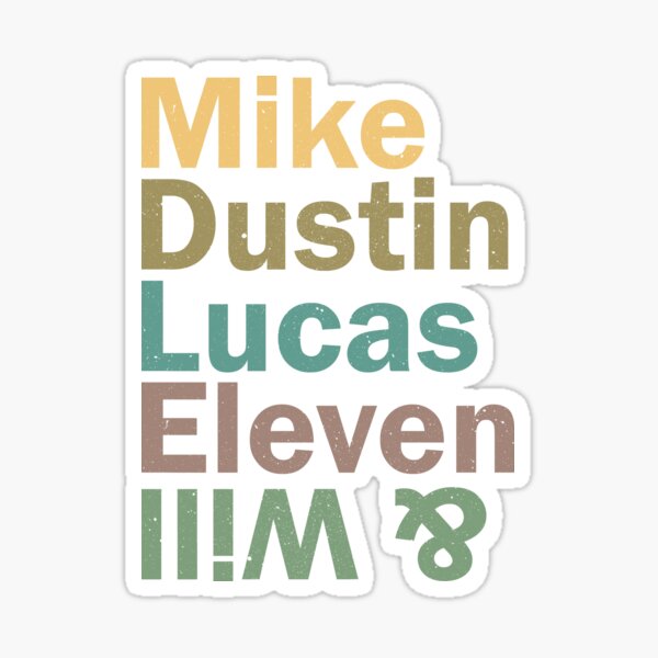 Item preview, Mike, Dustin, Licas, Eleven and Will - Stranger Things designed and sold by ValentinaHramov.