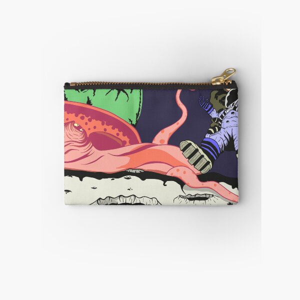 Item preview, Jumping Astronaut On A Moon Being Chased By Giant Octopus designed and sold by Mikolaj Gabryelewicz.