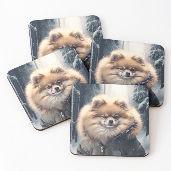 Item preview, Pomeranian Winter winter collection designed and sold by Arthoughts.