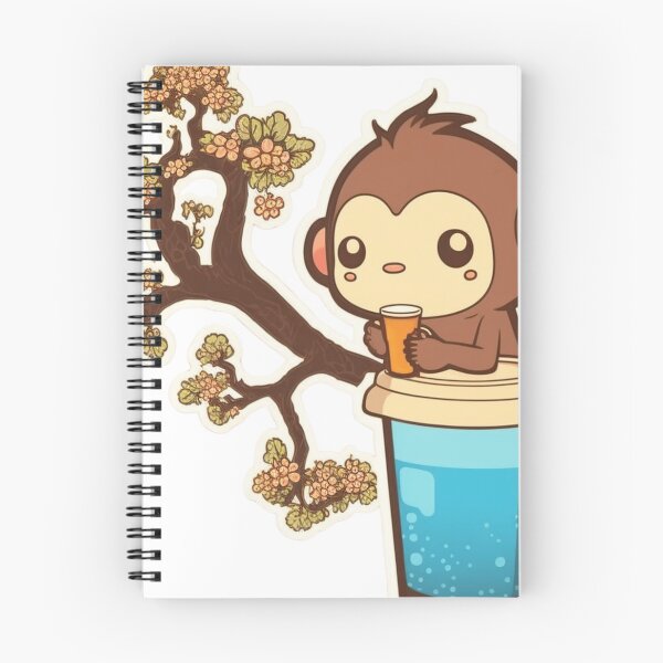 Item preview, Monkey Business Tea Time designed and sold by Mushi-EShop.
