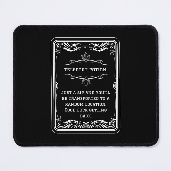 Item preview, Teleport vintage label potion funny description designed and sold by dannyjar.
