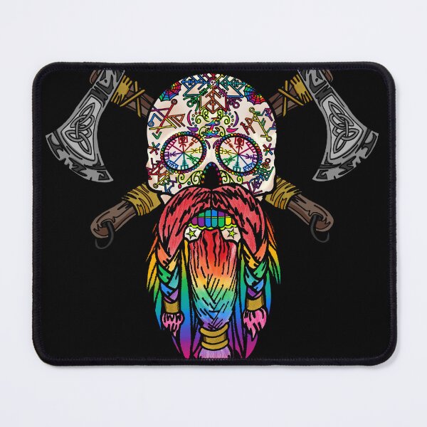 Item preview, Star Viking Sugar Skull designed and sold by AuDHDesigns AUS .