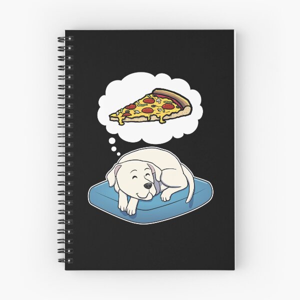 Item preview, Dogo Argentino dreaming about Supreme Pizza designed and sold by DoggieDelights.